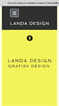 Mobile Screenshot of landadesign.no